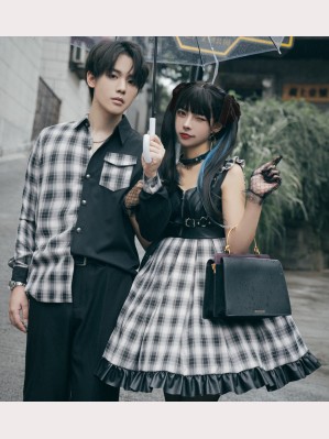 Couple Gothic Punk Lolita Style Dress JSK / Shirt (CO01)